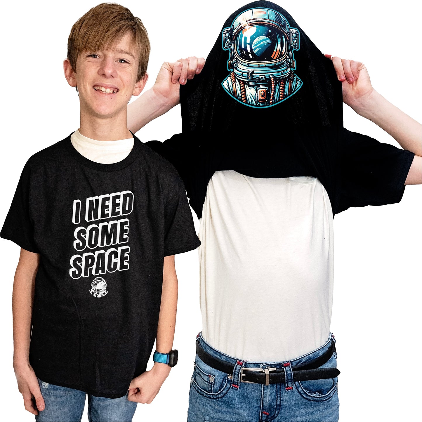 I Need Some Space Astronaut Flip Shirt - Funny Outer Space Flip Tee