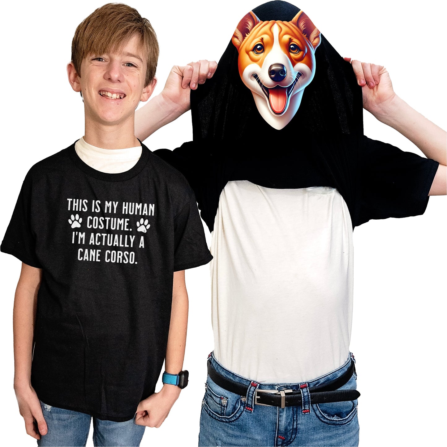 I'm Really A Basenji Flip Shirt - Funny Dog Owner T-Shirt Flip Tee