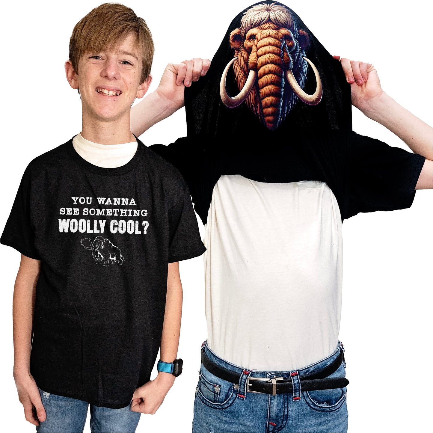 You Wanna See Something Woolly Cool Funny Flip Shirt - Woolly Mammoth T-Shirt