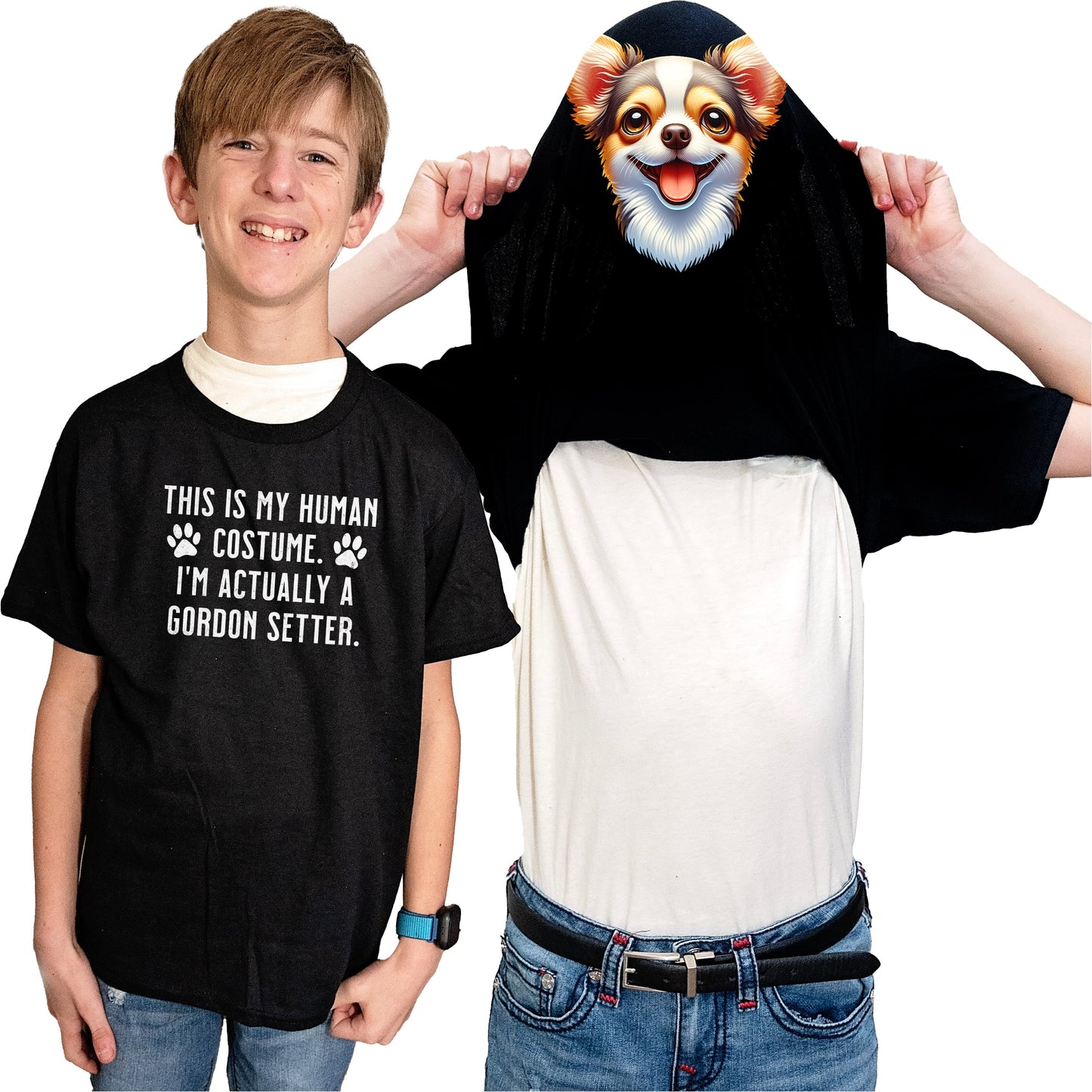 I'm Really A Chihuahua Flip Shirt - Funny Dog Owner T-Shirt Flip Tee