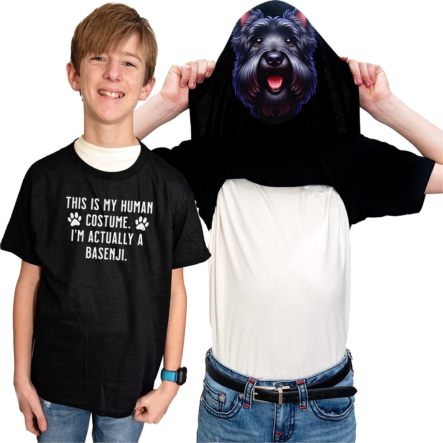 I'm Really A Scottish Terrier Flip Shirt - Funny Dog Owner T-Shirt Flip Tee