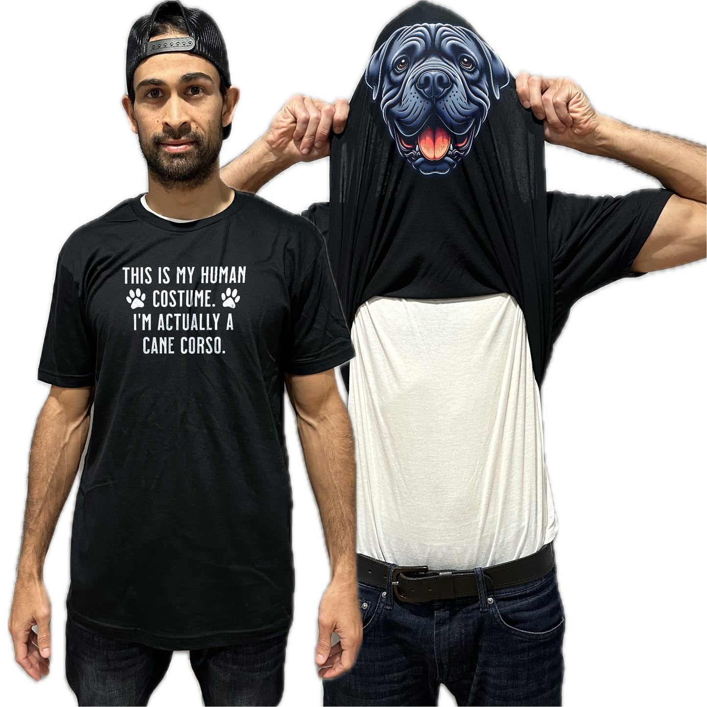 I'm Really A Cane Corso Flip Shirt - Funny Dog Owner T-Shirt Flip Tee