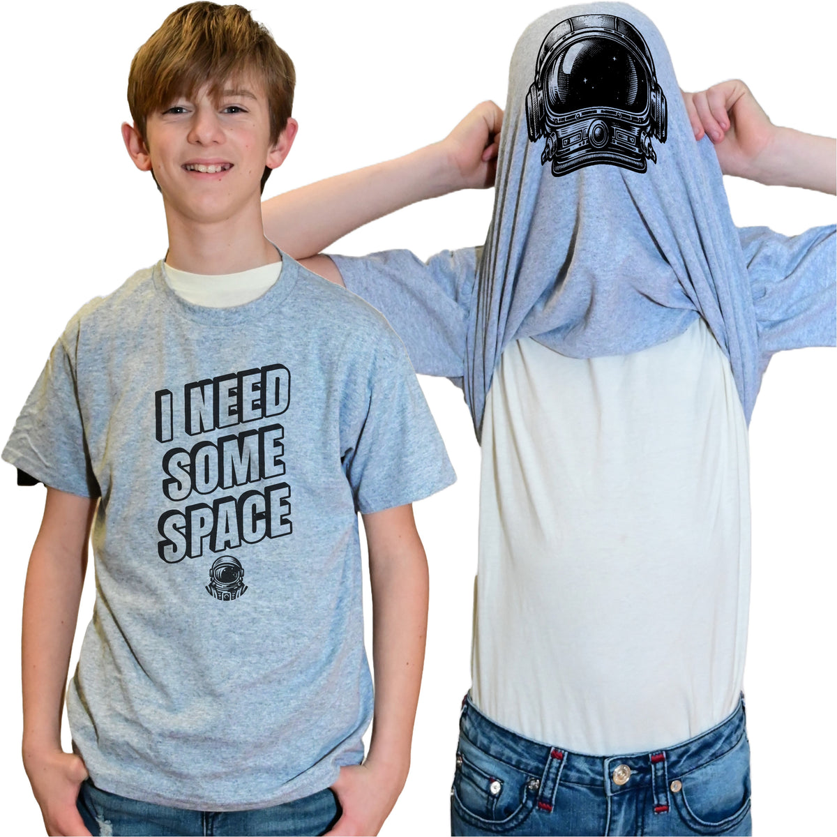 I Need Some Space Astronaut Flip Shirt - Funny Outer Space Flip Tee