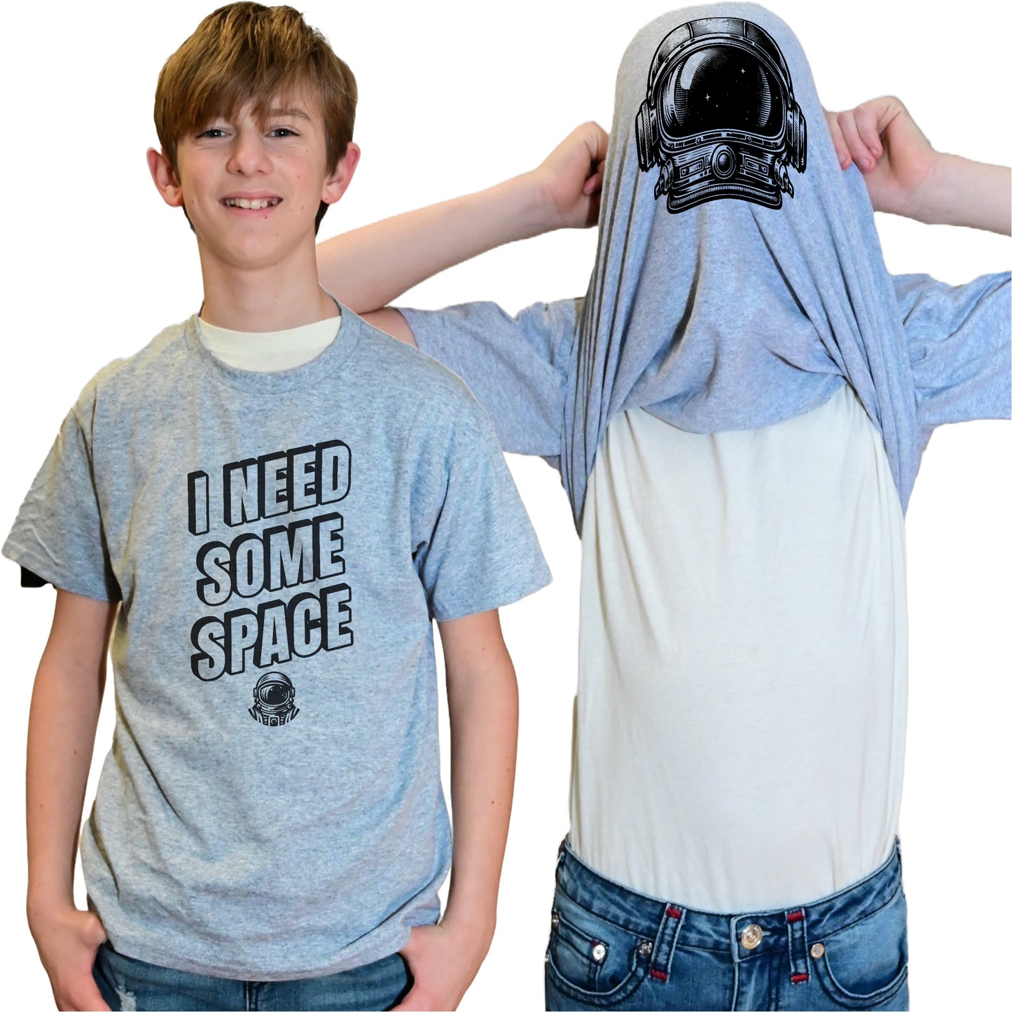 I Need Some Space Astronaut Flip Shirt - Funny Outer Space Flip Tee