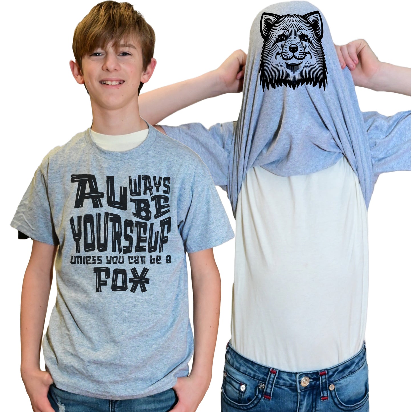 Always Be Yourself Unless You Can Be A Fox Funny Flip Shirt