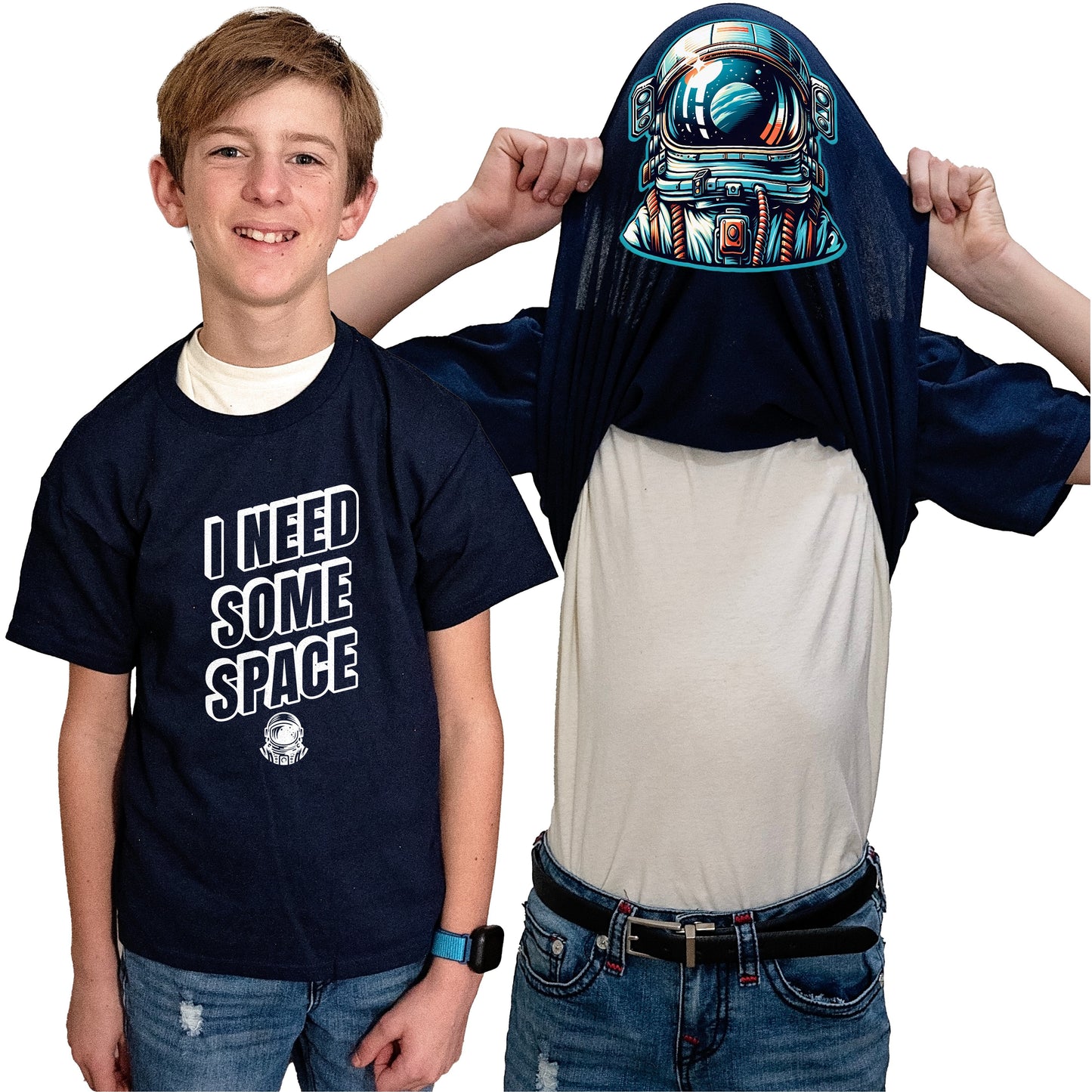 I Need Some Space Astronaut Flip Shirt - Funny Outer Space Flip Tee