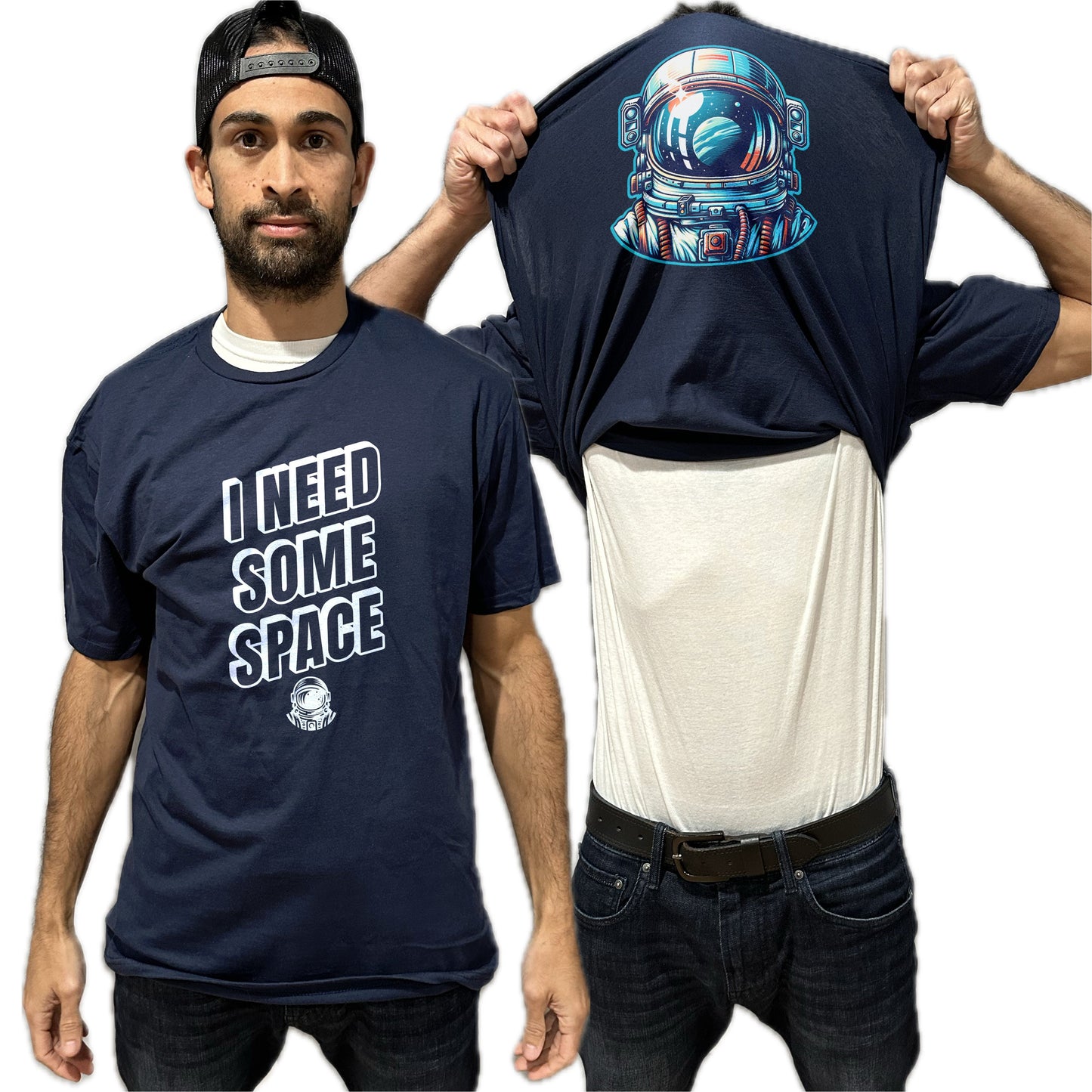 I Need Some Space Astronaut Flip Shirt - Funny Outer Space Flip Tee