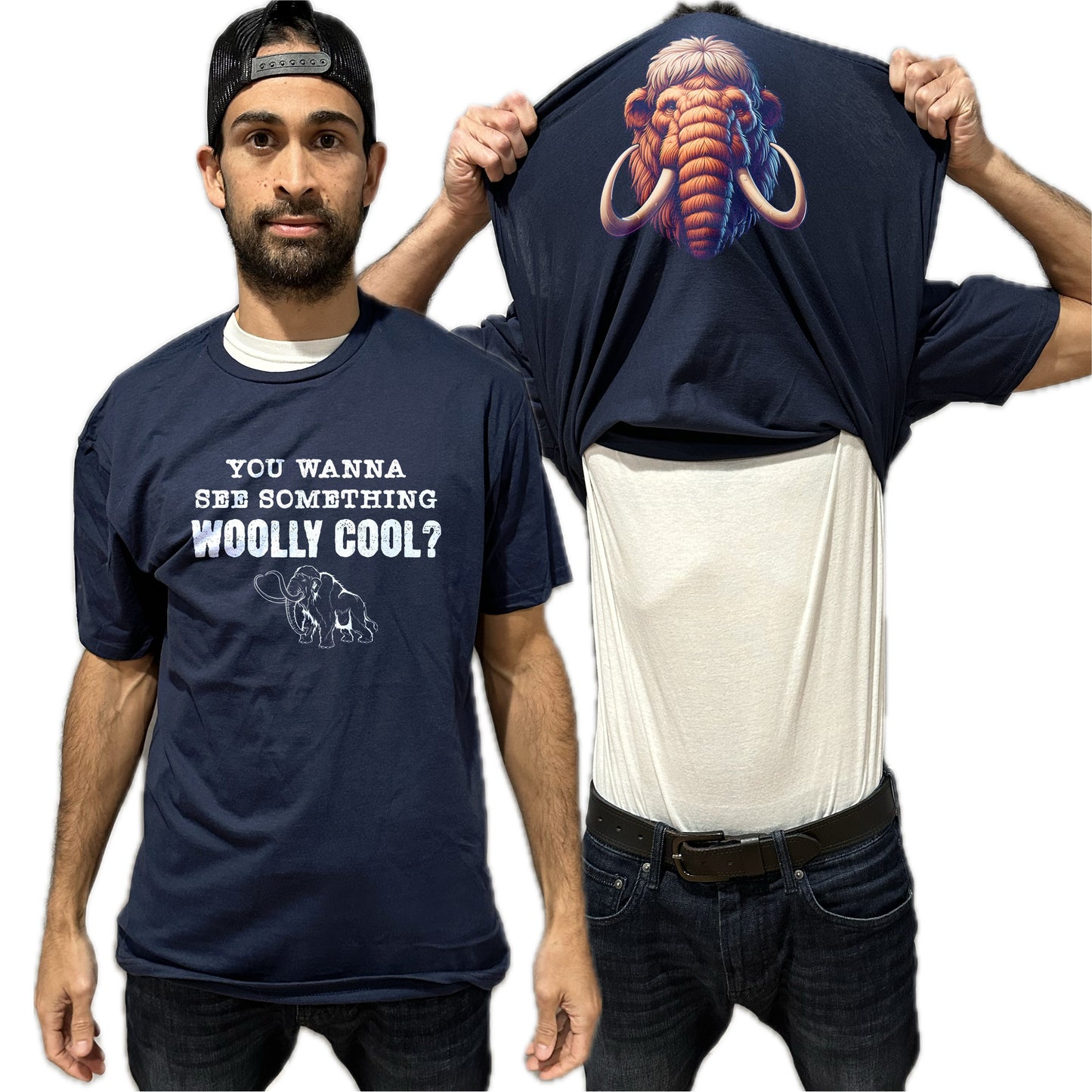 You Wanna See Something Woolly Cool Funny Flip Shirt - Woolly Mammoth T-Shirt