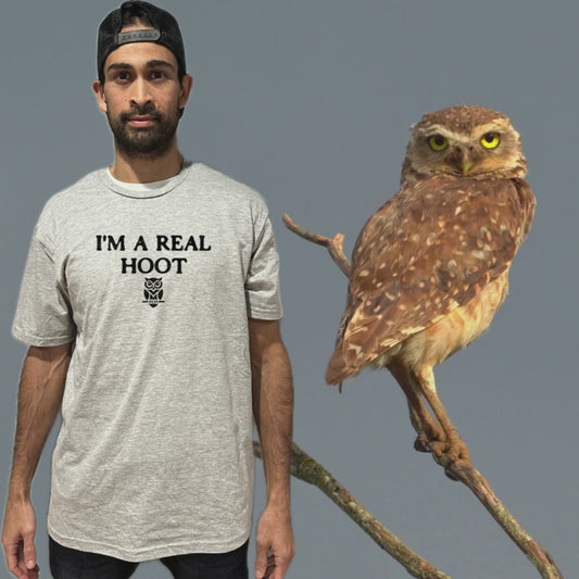 I'm A Real Hoot Funny Owl Flip Shirt - Funny Bird T-Shirt