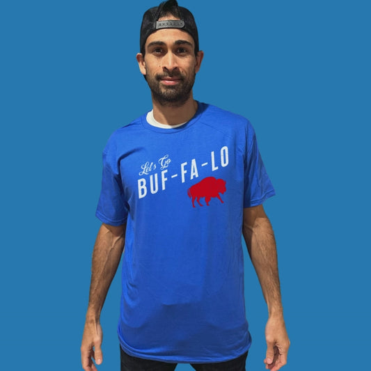 Let's Go Buffalo Flip Shirt - Angry Bison Flip Tee T-Shirt