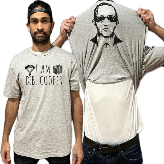 I am D.B. Cooper Flip Shirt - Funny True Crime T-Shirt