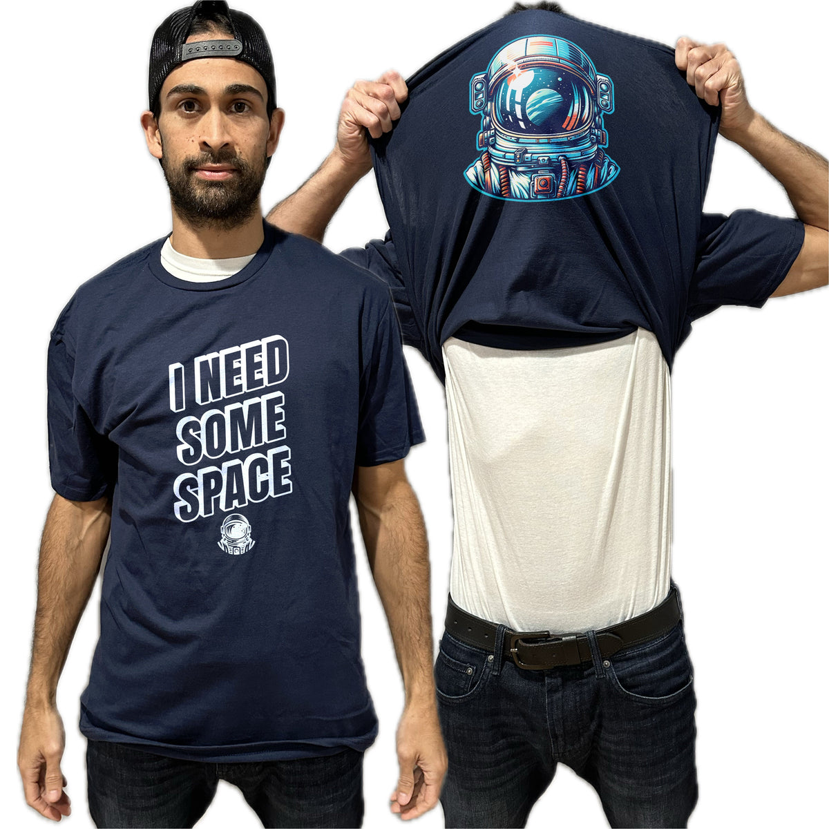 I Need Some Space Astronaut Flip Shirt - Funny Outer Space Flip Tee